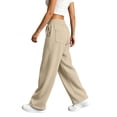 thumbnail image 4 of Hilenly Barrel Sweatpants Womens Wide Leg Baggy Pants Drawstring High Waisted Sweat Pants with Pockets, 4 of 10