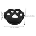 thumbnail image 2 of REOFLYUP 4Pcs Black Tennis Racket Vibration Dampener for Sports Training, 2 of 8