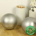 Efavormart 5 Pack Metallic Chrome Silver Biodegradable Balloons, Large Round Eco-friendly ...