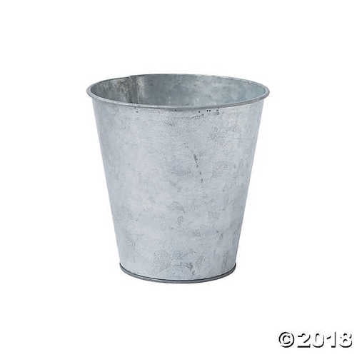 Medium Galvanized Pots