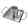 thumbnail image 1 of CEHVOM Perforated Stainless Steel Turkey Chicken Poultry Deep Frying Rack For Deep Fry Pot Grill BBQ Clearance, 1 of 8