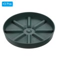thumbnail image 3 of Unique Bargains Plant Pot Saucers 6 Inch, 3 Pack Plastic Round Plant Pot Flower Drip Tray, Green, 3 of 6