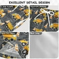 thumbnail image 4 of ALAZA Boys Swim Trunks Cartoon Excavator Trucks-h1 Beach Board Shorts Swimsuit Toddler Kid Teen S, 4 of 6
