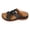 Black, variant on Clearence Women’s 2025 Boho Wedge Sandals Vintage Flat Design Open-Toe Slides Non-Slip Sole Lightweight Beach Shoes Cushioned Arch Support Dressy Sandals