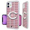 thumbnail image 3 of Cincinnati Reds Text Backdrop Clear iPhone Case, 3 of 7