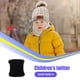thumbnail image 5 of Minnieouse Bufanda Bebé Invierno Cálido Kit Tejido Elasticidad Protector térmico Clima frío Cómodo Versátil Sellado Bufanda rosa Sombreros bufanda negra, 5 of 6