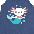 thumbnail image 3 of Axolotl Mermaid  - Toddler & Youth Girls A-line Dress, 3 of 6