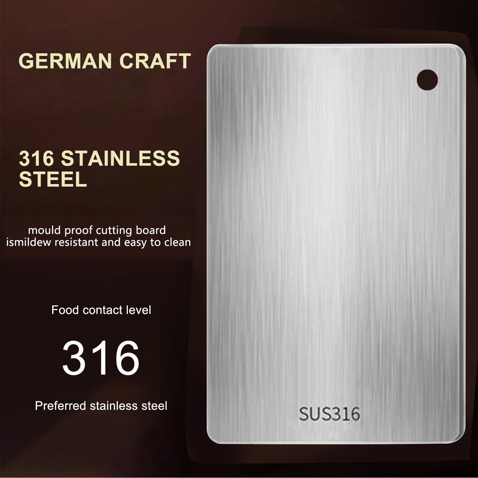 Cutting Board - 100% Pure Yamato Titanium Cutting Boards For Kitchen, Double Sided Titanium Cutting Mat From Japan, Cutting Edge Hygiene & Durability Mat, Gray, XXL