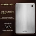 thumbnail image 2 of Cutting Board - 100% Pure Yamato Titanium Cutting Boards For Kitchen, Double Sided Titanium Cutting Mat From Japan, Cutting Edge Hygiene & Durability Mat, Gray, S, 2 of 6