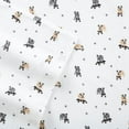 thumbnail image 5 of Poppy & Fritz Skateboarding Bulldogs Sheet Set, Twin, Grey, 5 of 5