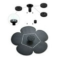 thumbnail image 3 of Solar Floating Bird Bath Fountain 1.4W with 6 Sprayers for Garden Pond Water Circulation, 3 of 8