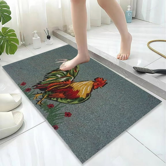 Specollect Clearance 1 Packs Kitchen Mat, Cushioned Non-Slip Absorbent Rugs for Kitchen Floor, Absorbent Runner Comfort Standing Mats Washable for Kitchen, Office, Home,Living Room Bedroom