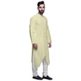 thumbnail image 3 of Atasi Designer Kurta For Boys Solid Cotton Button Down Indian Kurta For Men, 3 of 4