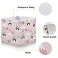 thumbnail image 3 of Foldable Fabric Storage Bin Home Cubes Clothing Organizer Bins Large Collapsible Box Basket for Home Organizer Panda and Clouds Pattern, 3 of 7