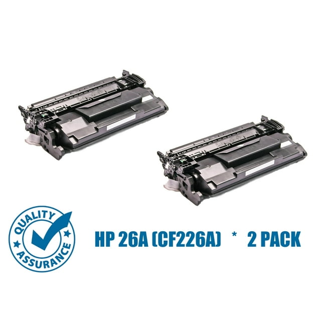 Printer Proâ„¢ 2 Pack HP 26A (CF226A) HP 26A Black Toner Cartridge for HP Printer M402 MFP M426