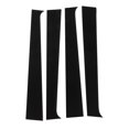 thumbnail image 4 of B C Pillar Post Trim,4pcs Black Pillar Posts Door Trim B Pillar Posts Door Window Trim Car Window Decoration Replacement For, 4 of 8