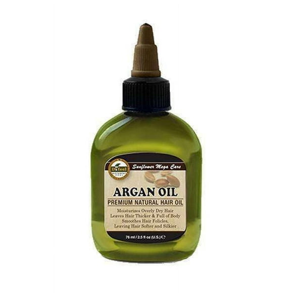 Sunflower Difeel Premium Natural Hair Oil - Argan Oil 2.5oz