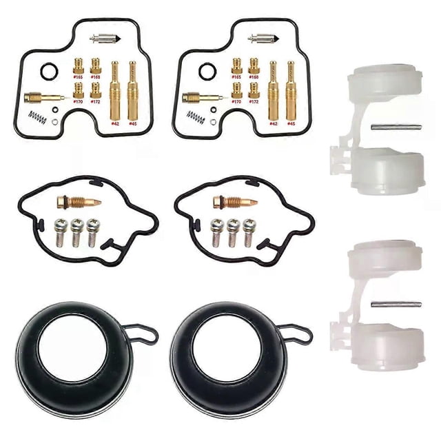Compatible with Honda XL 1000 VARADERO XL1000V SD01 SD02 Carburetor Repair Kit Motorcycle Carburetor Float Diaphragm Parts