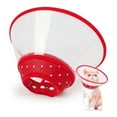 thumbnail image 1 of Cat Cone Dog Cone Collar Soft Dotted Recovery Collar After Surgery for Cats Kitten Puppy Small Dogs Pets Animals，Pet Supplies Protective Cover Protective Cover Grooming Cover Anti-Bite Ring, 1 of 9