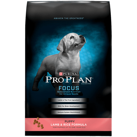 Purina Pro Plan FOCUS Lamb & Rice Formula Dry Puppy Food - 34 lb. Bag ...