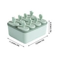 thumbnail image 6 of Vikakiooze Plastic Ice Pop-Molds, Easy Release Ice Cream Mold, Reusable Popsicle Stick for Homemade Popsicles & Ice Cream, 6 of 6
