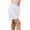 White, variant on Daznico Women's Short Silk Knit Lace Skirt, Solid Color, Soft and Elegant Summer Skirt,Size XL