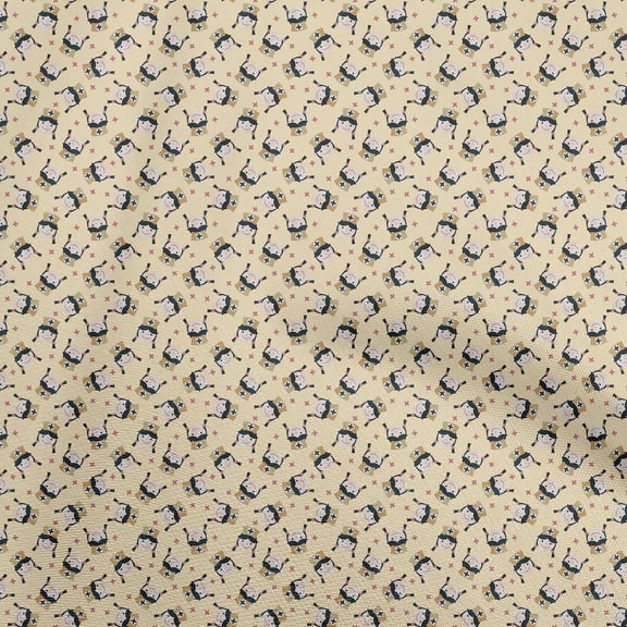 oneOone Georgette Viscose Pale Yellow Fabric Medical Quilting Supplies Print Sewing Fabric By The Yard 42 Inch Wide