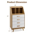 thumbnail image 3 of Costway Commode 3 Cubes Organisateur de Rangement Commode 4 Tiroirs avec Comptoir, 3 of 10