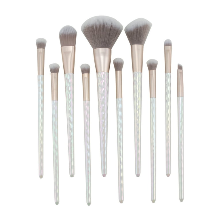DUcare Pearl White Makeup Brushes Set 8Pcs Beauty Tool Foundation Powder  Eyeshadow Eyebrow High Quality Makeup Brush With Holder - AliExpress