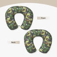 thumbnail image 3 of Xecao Cartoon Dinosaurs (2) Print Memory Foam Cervical Neck Pillow Versatile U-Shaped Pillows for Home,Office,Camping,Travelling,Soft Washable Cover, 3 of 8