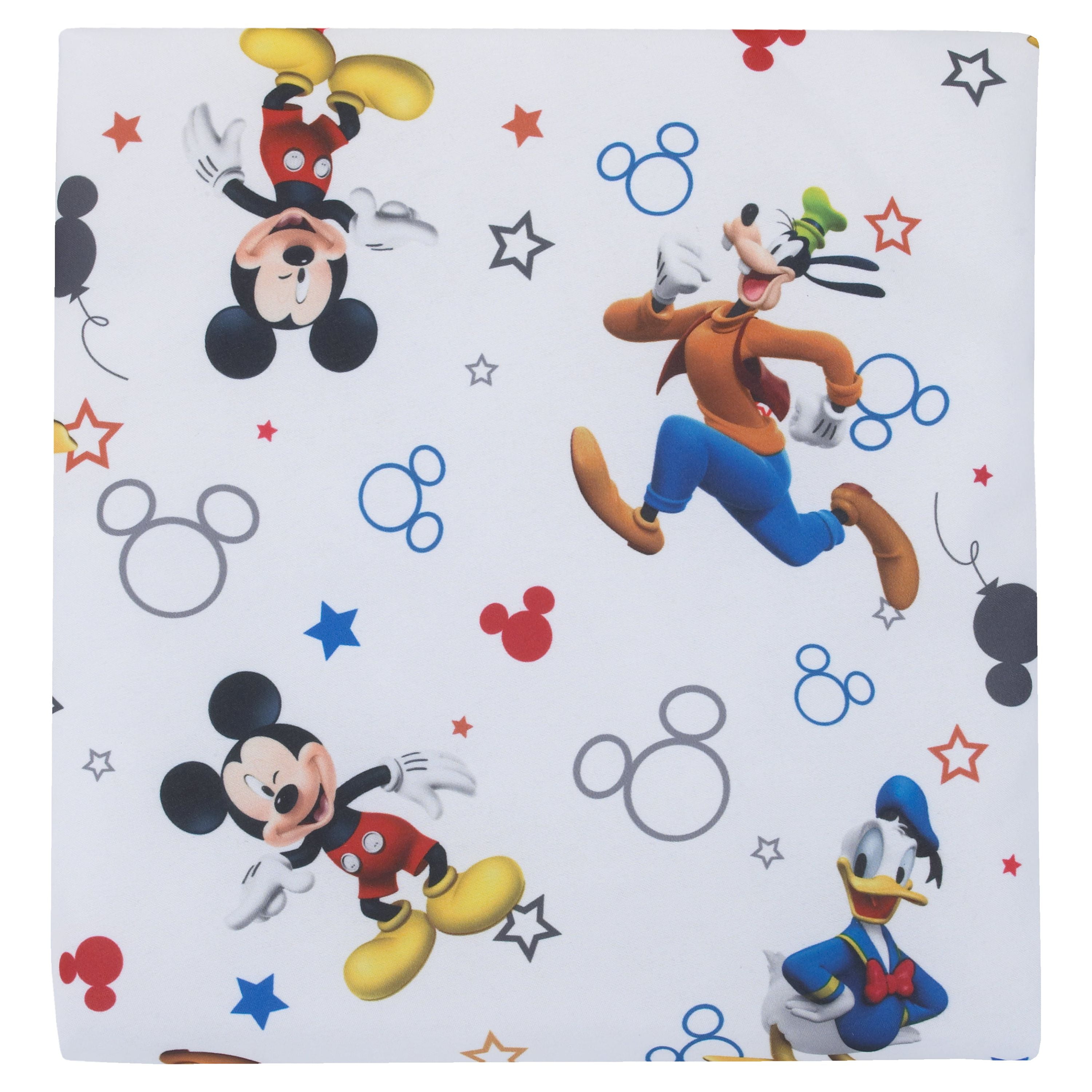 Disney Minnie Mouse 1 Piece Fluttery Friends Woven Comforter Sets, Toddler Bed