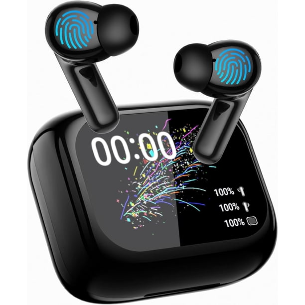 Auriculares con traductor de idiomas con pantalla LCD de IA, TWS 3 en 1, 144 idiomas y acentos, auriculares bidireccionales en tiempo real, 8 idiomas sin conexión, ideales para viajes y