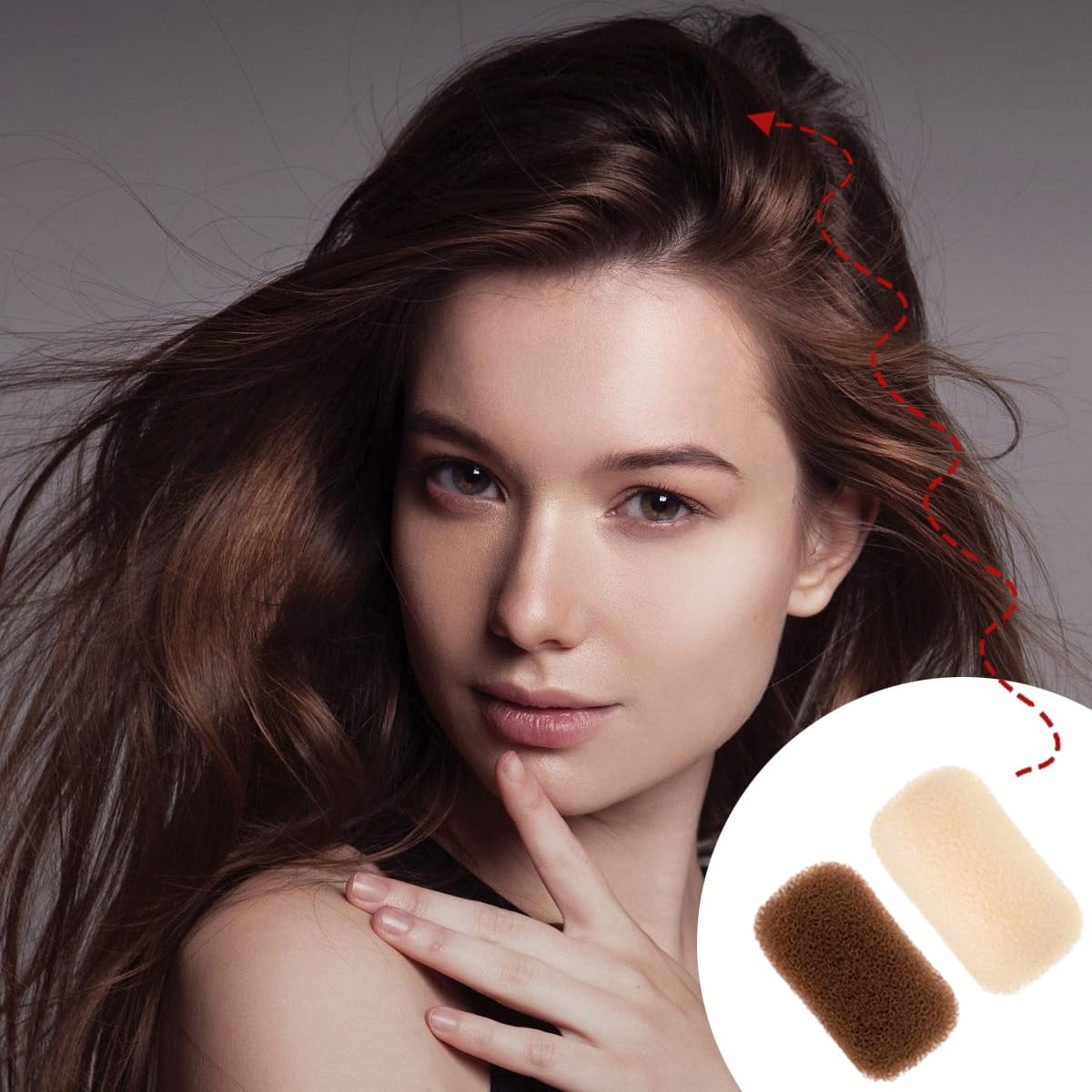 5 Pcs Charming Bump It up Volume Inserts Hair Comb, Do