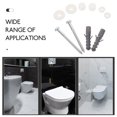 thumbnail image 3 of Worgeous  Toilet Accessories Tank Bolts Seat Hinge Basin Fixing Kit Seats Parts Potty for, 3 of 6