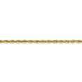 thumbnail image 3 of Real 14kt Yellow Gold 2.8mm Semi-Solid Rope Chain; 24 inch; Lobster Clasp; for Adults and Teens; for Women and Men, 3 of 5