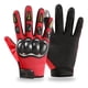 thumbnail image 1 of Guantes de motocicleta con pantalla táctil para todos los dedos adecuados para andar en BMX, ATV, MTB, 1 of 5