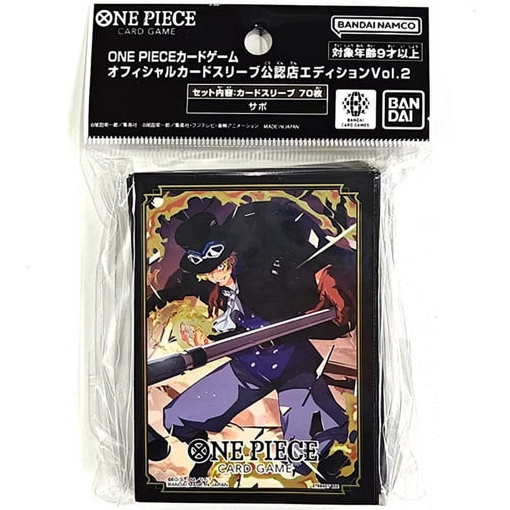 BANDAI HOBBY One Piece TCG Card Sleeves V3, 70ct Navy, Anime Trading  Accessory - Walmart.com