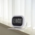 thumbnail image 3 of Inteprter Reloj despertador recargable con ruido blanco para estudiantes, nunca te pierdas clase, función de bloqueo para niños, agitador de Electrodomésticos, 3 of 3