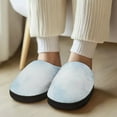 thumbnail image 4 of Whosucclay Cotton Slippers for unisex Lightweight House Slippers With Memory Foam, Washable Home Slippers,Indoor Comfy Bedroom Cozy Slippers Slip On, 4 of 6