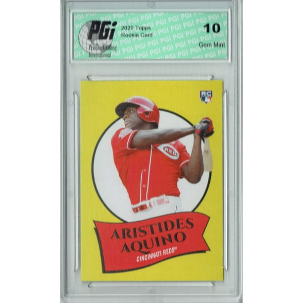 Aristides Aquino 2020 Topps 2 582 Montgomery Rookie Card Pgi 10 Walmart Com Walmart Com