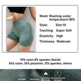 thumbnail image 5 of Pantalones cortos de yoga para mujer, pantalones cortos de entrenamiento de cintura alta, pantalones cortos de yoga para fitness, pantalones cortos para correr con levantamiento de glúteos, 5 of 5