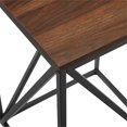 thumbnail image 4 of Pemberly Row Table d'Appoint Carrée en Métal et Bois 16 Po en Noyer Foncé, 4 of 4
