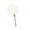 B, variant on Fans Handheld Paper Fans Blank Paper Fans with Wooden Sticks Blank Fan for DIY Craft Hand Painting Art Crafting