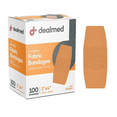thumbnail image 2 of Dealmed Fabric Adhesive Bandages with Sterile Non-Stick Pad, 2" x 4" Size, 100/Box (Case of 24), 2 of 8