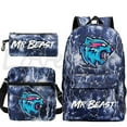 thumbnail image 1 of Mr Beast Cat Backpack Laptop Knapsack Boy Girl Teens Rucksack Kids Mr Beast Backpack Shoulder Bags 3pcs/set, 1 of 3