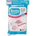 thumbnail image 4 of Toilet Seat Covers - Disposable XL Potty Seat Covers, Individually Wrapped by Potty Shields - Extra-Large, No Slip (Sports 6 Pack), 4 of 4