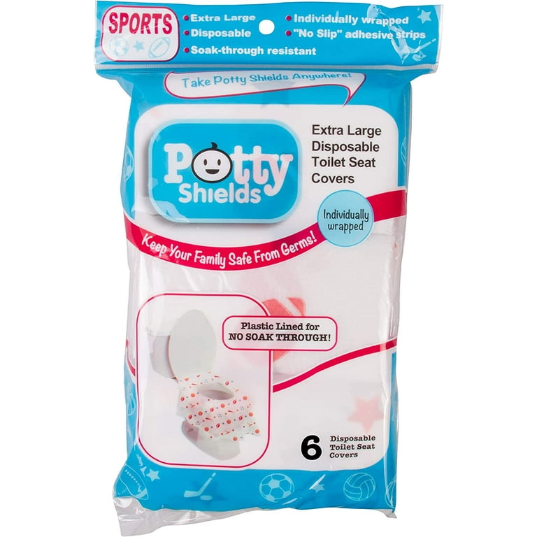 Amazon.com: POTTY SHIELDS Disposable Toilet Seat Covers for
