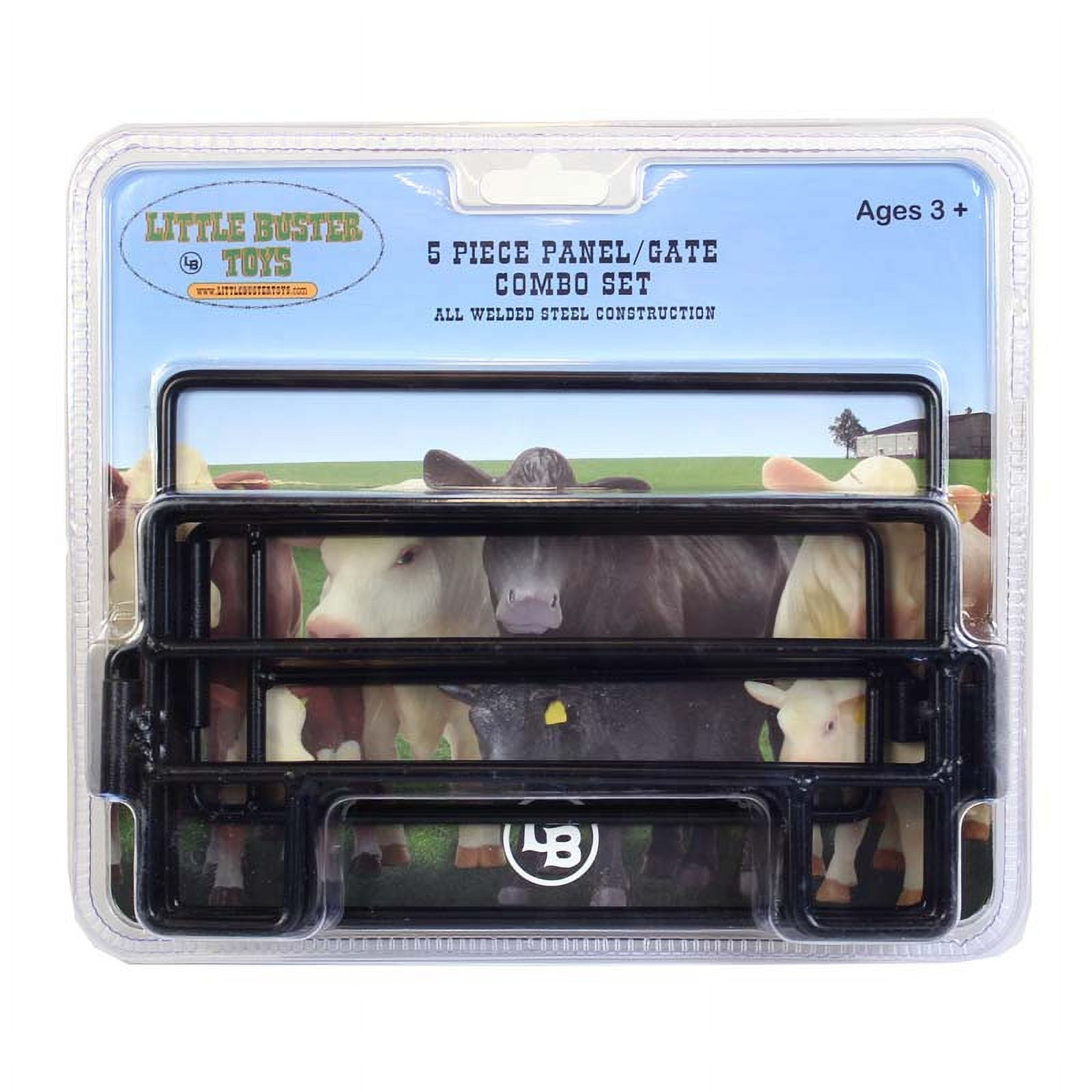Little Buster Toys 5 Piece Panel/Gate Combo Black