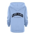 thumbnail image 7 of Vividxx Hoodies For Girls Long Sleeve Letter Print Hooded Sweatshirts Kids Soft Zip Up Hoodie With Pocket Trendy Fashion 9-10 Years, 7 of 7