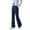 Navy, variant on Kids Sweatpants Girls High Waisted Straight Leg Athletic Pants with Pockets Sweat Pants for Girls 6-7 Years